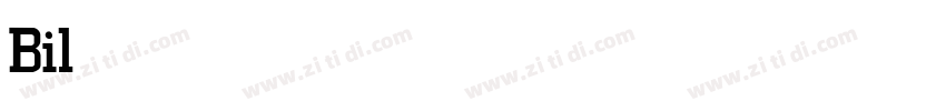 Bilo Medium字体转换 Bilo Medium字体转换